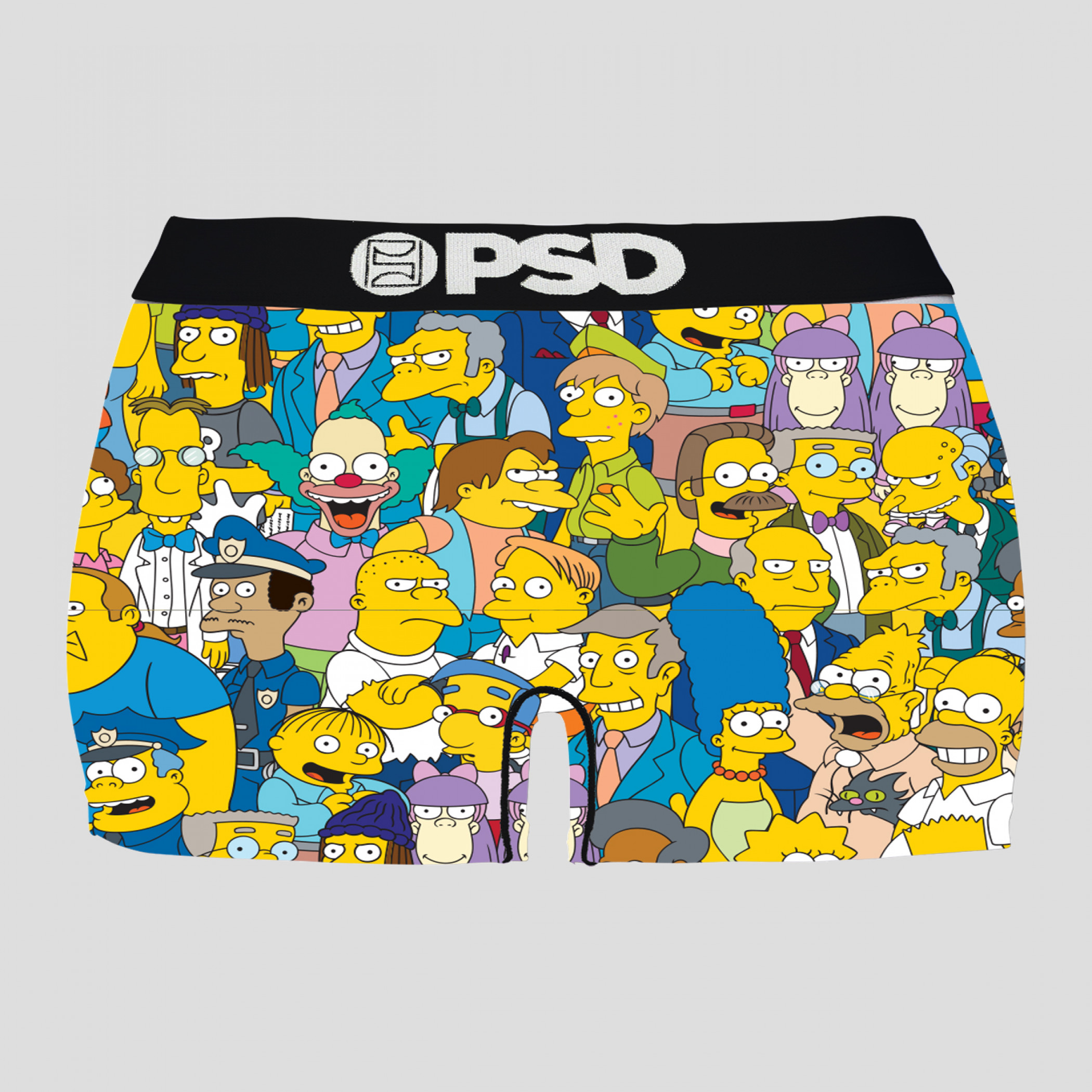 The Simpsons Full Cast PSD Boy Shorts Underwear